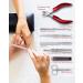 Softale Toenail Clippers for Thick Nails - Professional Stainless Steel Podiatrist Pedicure Kit for Ingrown Toenails - 7 Piece Set in Red+Silver - Buy Online on GoSupps.com