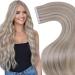 Laavoo invisible tape extensions real hair blond tape in extensions blond highlight ashblond tape in hair recovery real hair remy human hair #18/613 50g 20cm 40cm-20PCs 2.7 #p18/613s