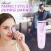 USB Rechargeable Heated Eyelash Curler for Quick & Long-Lasting Natural Curl - Best Gift for Women 2022 (Purple) - Buy Online on GoSupps.com