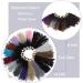 8inch Kinky Curly Braiding Hair -Black to Purple Marlybob Crochet Hair Extensions Weave Braids Synthetic Hairpiece - Buy Online on GoSupps.com
