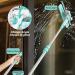 Clean Outside Window from Inside Window Squeegee Cleaning Tool 3 in 1 U Shaped Cleaner Kit with Extension Pole Telescopic Double Sided Cleaner for High Floor Window - Buy Online on GoSupps.com
