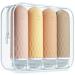 Gemice Travel Bottles for Toiletries CAA Approved 90ml Silicone Travel Bottles BPA Free Leak Proof Squeezable Travel Size Containers Travel Accessories for Shampoo Conditioner Lotion (4 Pack) Apricot