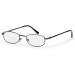 Filtral light reading glasses for women and men/narrow oval reading aid made of metal in anthracite/dpt.+1.50 F4518174 +1.50 diopters (1 -pack) anthracite