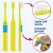 Dr.RAY Kids Toothbrush with Building Blocks and Covers - Extra Soft - Ages 6+ - Yellow - Buy Online on GoSupps.com