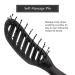FIXBODY Curved Vent Hair Brush for Blow Drying and Styling - Detangling Brush for Short Thick Hair - Men and Women - Black - Buy Online on GoSupps.com