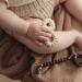 Bleu La La Teether Toy - Soft Textured Silicone Teething Toy for Babies - Mushroom Stone Blue + Mocha - Buy Online on GoSupps.com