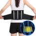 Adjustable Lower Back Brace for Men & Women - Pain Relief & Support Belt for Sciatica - Breathable Mesh XXL Size - Buy Online on GoSupps.com