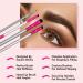 Thin Angled Eyebrow Brush Kit - Dual-Sided Duo Spoolie Brushes for Brow Shaping and Concealing | Firm Bristles Definer for Precise Filling and Winged Eyeliner Stencil - Buy Online on GoSupps.com