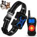 Anti Barking Dog Collars Bark Collar with Remote Anti Bark Control on Harmless Training with Spray/Vibration/Sound/Light/Multi Dogs Training System Dog Training Collar to Stop Dog Barking