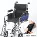 HIOPOIUYT Walking Frame Storage Pouches Geometric Square Wheelchair Bag Armrest Side Bags For Senior And Disabled Claret - Buy Online on GoSupps.com
