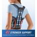 FILLOVE 4X Support Back Brace - Adjustable Posture Corrector for Men & Women | Magnetic Therapy for Back Pain Relief | Scoliosis & Hunchback Support - Black Large/X-Large - Buy Online on GoSupps.com