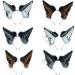 amangul Wolf Ear Headband Animal Hair Hoop Faux Dog Ears Plush Wolf Ears Realistic Headband Wolf Cosplay(Black And Gray) - Buy Online on GoSupps.com