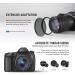 Neewer 7pcs Filter Step Up Rings Set 49mm-77mm for Lens Adapter - Stepping Rings 49-77mm - Buy Online on GoSupps.com