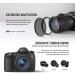 NEEWER 8PCS Step Up Rings Filter Adapter Set - Premium Anodized Aluminum Threaded Rings 49-82mm for Camera Lens - Buy Online on GoSupps.com