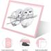 RTjoy A4 LED Light Pad - USB Powered Drawing Board | Adjustable Brightness Tracing Box for Diamond Painting, Vinyl Weeding, Stenciling, and Embossing - Pink - Buy Online on GoSupps.com