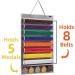 JEWERADO Karate Martial Arts Taekwondo Belt Display Holder Wall Hanging for 8 Belts  Hold 5 Medals Grey - Buy Online on GoSupps.com