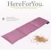 Grain Cushion - Harmatic Cotton Cushion 46x12 cm Wheat-Filled Soft Spelled Cushion for Back Neck & Shoulder Pain Relief - Violet Gift Idea - Buy Online on GoSupps.com