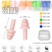 Bitefu 40pcs Silicone Earplugs - Waterproof Hearing Protection for Swimmers Sleep & Travel - 5 Colors Portable Case Included - Buy Online on GoSupps.com