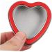 DIYEAH 50 Pcs Gumballs Heart Tins with Lids Small Boxes for Chocolate Candies With Cover Candy Jar 6x5.9cmx5pcs Redx5pcs - Buy Online on GoSupps.com