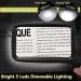 Folding Handheld Magnifying Glass with Light - 3X Large Rectangle Magnifier with Dimmable LED for Seniors and Low Vision - Ideal for Reading, Books, Newspapers - Great Gift for Macular Degeneration - Buy Online on GoSupps.com