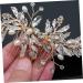 DOITOOL Wedding Hair Accessories Bridal Hair Comb Pearl Inlaid Comb Women Decorative Comb Hatchet Comb Pearl Hair Clip Hair Insert Comb Rhinestone Headdress Fine 4 Piece Set - Buy Online on GoSupps.com