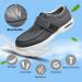 SDEQA Men's Wide Width Adjustable Diabetic Shoes for Swollen Feet - Size 10 F - Buy Online on GoSupps.com