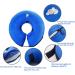 QIYADIN Soft Dog Recovery Collar | Adjustable Inflatable Pet Cone for Cats & Dogs | Prevent Biting & Scratching - Medium - Buy Online on GoSupps.com