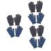 Abaodam 6 Pairs Ridding Gloves Winter Game Gloves Christmas Gloves Winter Motorcycle Gloves Hand Muffs for Men Touch Mens Cycling Gloves Nonslip Gloves Thick Gloves Knitting Running Miss