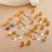 FRDTLUTHW Butterfly Hair Charms for Braids - Set of 25 Gold Hair Rings and Cuffs | Rhinestone Accessories for Women and Girls - Buy Online on GoSupps.com