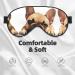 Ultra-Soft French Bulldog Print Eye Mask - Light-Blocking for Optimal Comfort & Restful Sleep | International Shipping Available - Buy Online on GoSupps.com