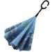 RainCaper Reverse Inverted (inside-out) Windproof Museum Monet Water Lilies Reverse-opening Upside Down Umbrella with C-shaped Handsfree Handle Claude Monet Water Lilies - Buy Online on GoSupps.com