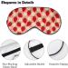 Buy Strawberry Fruit & Flowers Sleep Mask for Women | Adjustable Eye Shades with Elastic Strap - Perfect Sleep Accessories - Buy Online on GoSupps.com