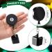 2-Piece Retractable Billiards Snooker Pool Cue Chalk Holder with Belt Clip - Practical Tool for Chalk Tip Management - Buy Online on GoSupps.com