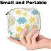 Buy Multi-Colored Women s Band Storage Bags | Portable Menstrual Pad & Tampon Holder - Moon Cloud Star Pattern | Perfect for School & Office - Buy Online on GoSupps.com