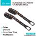 Vulken Adjustable Gymnastic Rings Straps with Steel Carabiners - Numbered & Easy Set Up | One Pair - Buy Online on GoSupps.com
