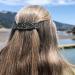 Art Nouveau Swirl Hair Clip - Handcrafted Metal Barrette with 80mm Clip by Oberon Design - Buy Online on GoSupps.com