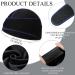 6 Pcs Black Silky Durag Wave Cap Set for Men - No Strings Compressing Doo Rag - Buy Online on GoSupps.com