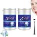 3 Days Teeth Whitening Powder 3 Days Mint Refreshing Flavours Teeth Whitening Powder Toothpaste Tooth Powder Teeth Whitening Kit Effective Clean Teeth Fresh Breath (2PCs)