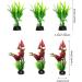 Quozuo 25 pcs Artificial Aquarium Plants - Colorful Plastic Decorations for All Tank Sizes - Buy Online on GoSupps.com