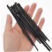 FOMIYES 12pcs Eyeliner Brush Eye Shadow Brush Beauty Kit Brow Brush Angled Eyeshadow Brush Girl Tool Bevel 14.5x0.7x0.5cm Black - Buy Online on GoSupps.com
