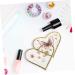 Didiseaon 2pcs Nail Art Tray Set - Agate Crystal Cosmetic Tools for Resin Gel Display & Color Mixing - Perfect for Manicure and Nail Design - Buy Online on GoSupps.com