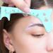 Eyebrow Shaping Template | Silicone Eyebrow Makeup Mapping Template | Brow Positioning Ruler Makeup Guide Tool Professional Quick Eye Makeup Tool Blue - Buy Online on GoSupps.com