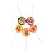 Handmade Fruit Lollipops - 30 Bulk Pack (8g Each) - Colorful Designs for Kids | International Shipping Available - Buy Online on GoSupps.com