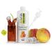 ASVITA beverage concentrate Fresh Mix 1: 80-1l bottle including dosing pump - drinks syrup sugar -free - 26 delicious flavors (iced peach)