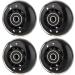 AOWESM 64mm Inline Skate Wheels w/ABEC-9 Bearings - 4 Pack Black | Roller Skates, Pelican Storm Case, Roller Board Bag, Luggage Suitcase, Water Rower Seat, Lathe Rest - Buy Online on GoSupps.com