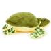 Zappi Co 100% Recycled Plush Green Sea Turtle Toy - Eco-Friendly Stuffed Animal Collection for Newborns (30cm) - Buy Online on GoSupps.com