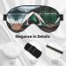 Lake Camping Print Unisex Sleeping Eye Mask - Soft Comfortable Light-Blocking Travel Accessory for Better Sleep - Buy Online on GoSupps.com