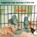 Small Animal Feeder and Waterer Set - Hanging Automatic Dispenser for Small Pets - Cage Feeding Bowl for Dogs, Cats, Kittens, Bunnies, Guinea Pigs, and Ferrets - Buy Online on GoSupps.com