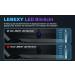 Lebexy LED Bline Light Set - 2 Safety Lights for Kids' School Bags Strollers Cycling & Camping | 3 Light Modes | Ideal Warning Lamp - Blue - Buy Online on GoSupps.com
