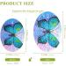 3-Pack Cleaning Kitchen Sponges Oval Oil Painting of Blue Butterfly Kitchen Cellulose Dishwashing Wood Pulp Cotton one sizex3 Blue - Buy Online on GoSupps.com